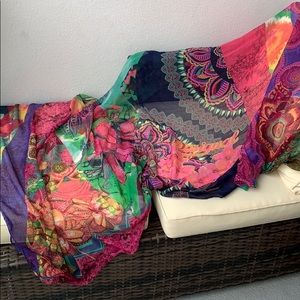 DESIGUAL WRAP SCARF 💖🧡💜❤️💚💙